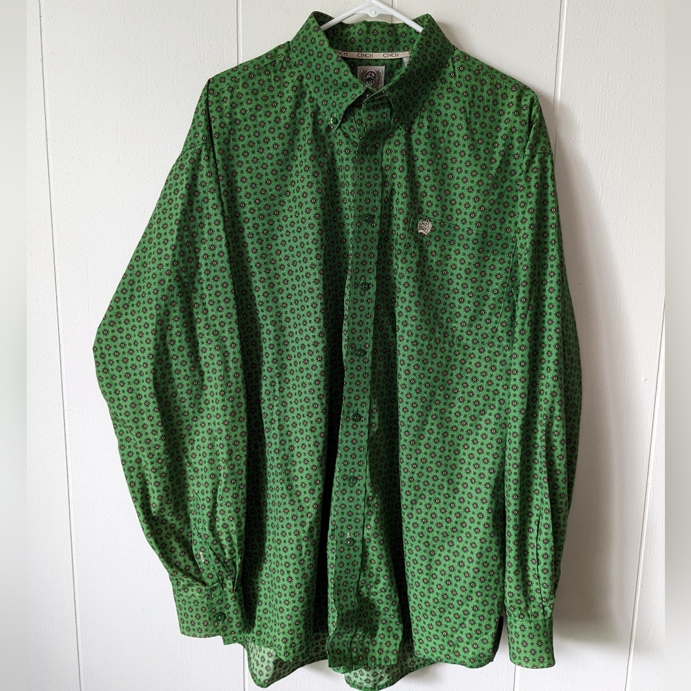 Cinch men's XL long sleeve button down